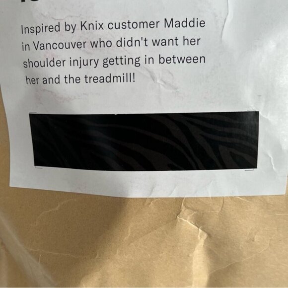 Knix - Women’s Catalyst Front Zip Sports Bra - Zebra. Size: 7 +. (1778) - Picture 5 of 15